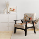 Gypsy Jazz Boho Chic Abstract Watercolor - Modern Arm Chair