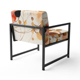 Gypsy Jazz Boho Chic Abstract Watercolor - Modern Arm Chair