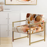 Gypsy Jazz Boho Chic Abstract Watercolor - Modern Arm Chair