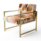 Gypsy Jazz Boho Chic Abstract Watercolor - Modern Arm Chair