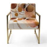 Gypsy Jazz Boho Chic Abstract Watercolor - Modern Arm Chair