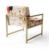 Gypsy Jazz Boho Chic Abstract Watercolor - Modern Arm Chair