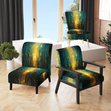 Abstract Ocean Sunrise - Modern Arm Chair