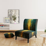 Abstract Ocean Sunrise - Modern Arm Chair