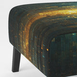 Abstract Ocean Sunrise - Modern Arm Chair