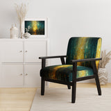 Abstract Ocean Sunrise - Modern Arm Chair