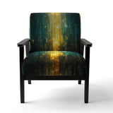 Abstract Ocean Sunrise - Modern Arm Chair