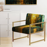 Abstract Ocean Sunrise - Modern Arm Chair