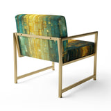 Abstract Ocean Sunrise - Modern Arm Chair