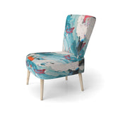 Winter of Delightful Uncertainty - Modern Accent Side Chair