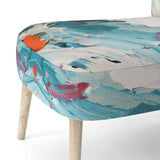 Winter of Delightful Uncertainty - Modern Accent Side Chair