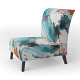 Winter of Delightful Uncertainty - Modern Accent Side Chair