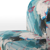 Winter of Delightful Uncertainty - Modern Accent Side Chair