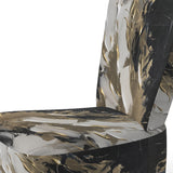 Organic Bliss Minimal Abstract Gold And Black - Modern Arm Chair