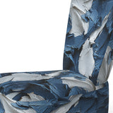 Bliss Of Happiness In Aegean Blue - Modern Arm Chair