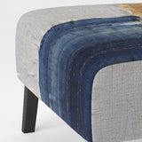 A Touch Of Gold And Kings Blue - Modern Arm Chair