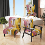 Submission of Significance Vintage Pink Gold - Modern Arm Chair