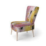 Submission of Significance Vintage Pink Gold - Modern Arm Chair