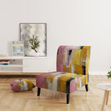 Submission of Significance Vintage Pink Gold - Modern Arm Chair