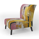 Submission of Significance Vintage Pink Gold - Modern Arm Chair