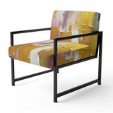 Submission of Significance Vintage Pink Gold - Modern Arm Chair