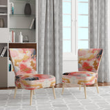 Unfamiliar Happiness Abstract Expressionism - Upholstered Modern Accent Chairs