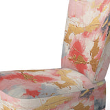Unfamiliar Happiness Abstract Expressionism - Upholstered Modern Accent Chairs