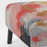 Unfamiliar Happiness Abstract Expressionism - Upholstered Modern Accent Chairs