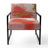 Unfamiliar Happiness Abstract Expressionism - Upholstered Modern Accent Chairs
