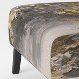 Dreams Of Abundance Black And Gold - Modern Accent Slipper Chair