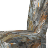 Autumn Jazz Abstract Expressionism - Modern Accent Slipper Chair