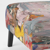 Summer Pastel Groove Abstract Expressionism - Modern Accent Side Chair