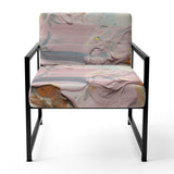 Summer Pastel Groove Abstract Expressionism - Modern Accent Side Chair