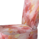 Gentle Pink Serenity Abstract Watercolor - Upholstered Modern Accent Chairs