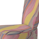 Shadow Dance Yellow & Pink Vintage Illustration - Modern Arm Chair