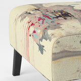 Dancing Alone Minimal Abstract Painting - Upholstered Modern Accent Chairs