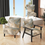 Serene Sensitivity In Gentle Retro Tones - Modern Accent Slipper Chair
