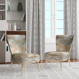 Serene Sensitivity In Gentle Retro Tones - Modern Accent Slipper Chair