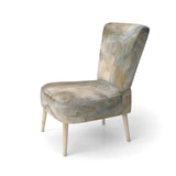 Serene Sensitivity In Gentle Retro Tones - Modern Accent Slipper Chair