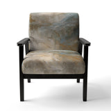 Serene Sensitivity In Gentle Retro Tones - Modern Accent Slipper Chair