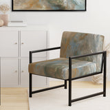 Serene Sensitivity In Gentle Retro Tones - Modern Accent Slipper Chair