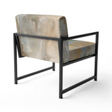 Serene Sensitivity In Gentle Retro Tones - Modern Accent Slipper Chair