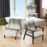Gentle Gray Serenity - Modern Arm Chair