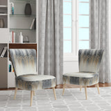 Gentle Gray Serenity - Modern Arm Chair