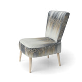 Gentle Gray Serenity - Modern Arm Chair