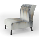Gentle Gray Serenity - Modern Arm Chair