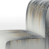 Gentle Gray Serenity - Modern Arm Chair