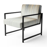 Gentle Gray Serenity - Modern Arm Chair