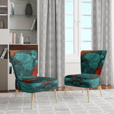 Passage Of Time In Vintage Teal - Modern Arm Chair