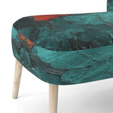Passage Of Time In Vintage Teal - Modern Arm Chair